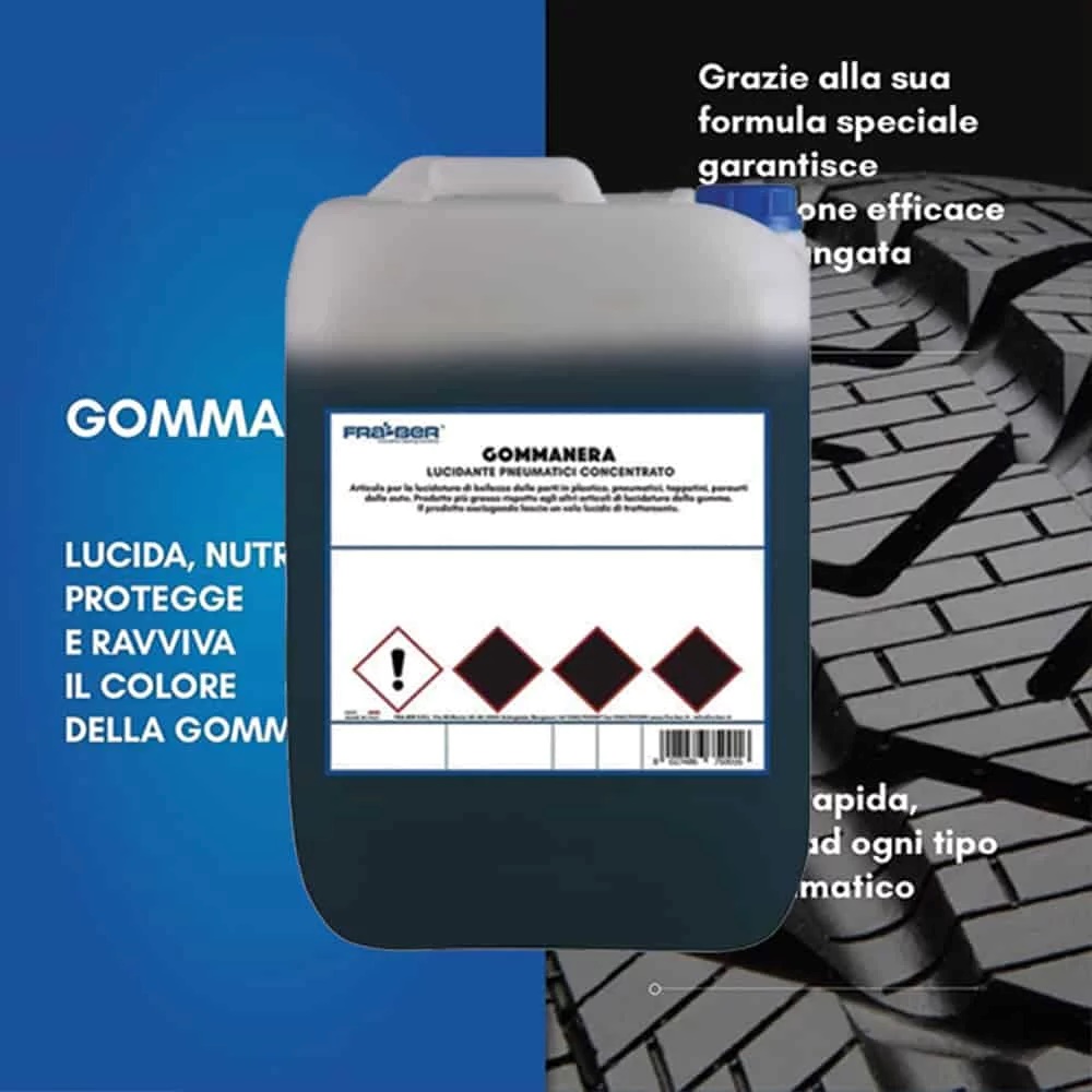 FRA-BER GOMMANERA 5L Polishing&Renovating Tyres And Plastic Bumpers