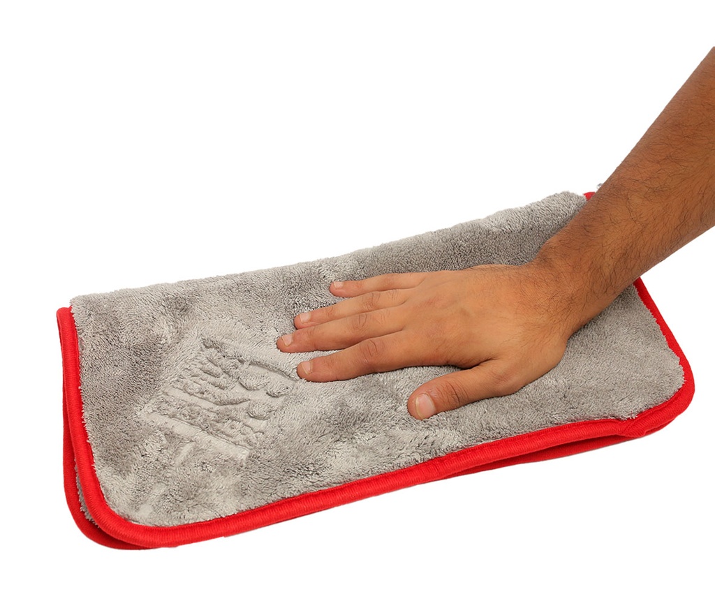 BROTHERS Double Face Super Plush Drying Microfiber Towel 40*40 cm فوطة ميكروفيبر برازرز دبل فاس رمادي*رمادي 40*40 BR-TOWEL/GREY 2F 40x40