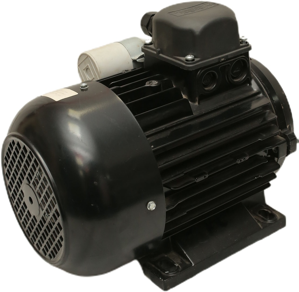 NICOLINI Hollow Shaft Electric Motor 4-Poles 3.7kW 5HP 1450Rpm 220V (Black)