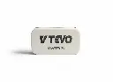 Front view of V TEVO nano ceramic applicator pad showing high-density white foam grip.