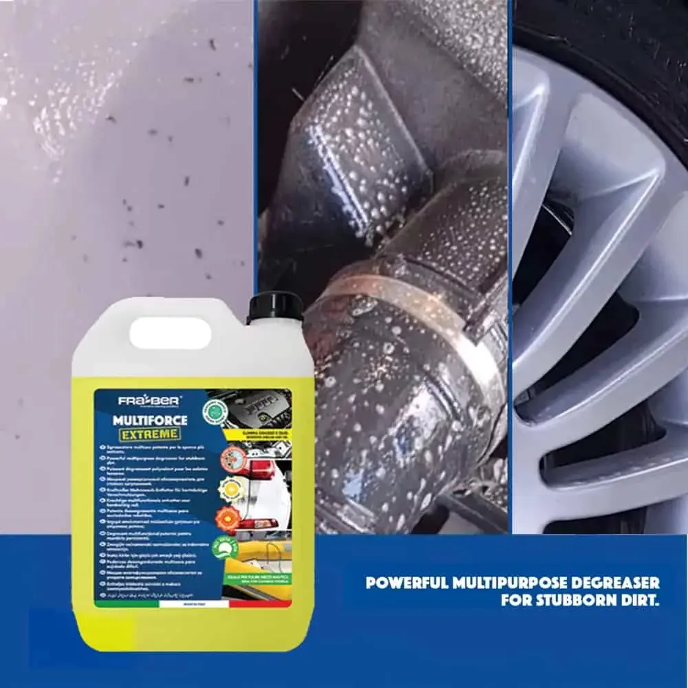 FRA-BER MULTIFORCE 25L Powerful Multi-Purpose Degreaser For Stubborn Dirt مزيل شحوم وبقع قوي شامل 25 لتر ماركة FRA-BER موديل MULTIFORCE - يخفف حتى 1:10