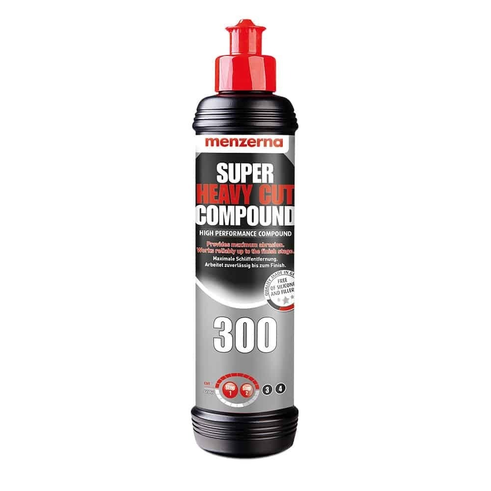 بولش مينزيرنا خشن جدا 300 (Super Heavy Cut) - ازالة اثار الصنفرة والخدوش العميقة - 250 مل