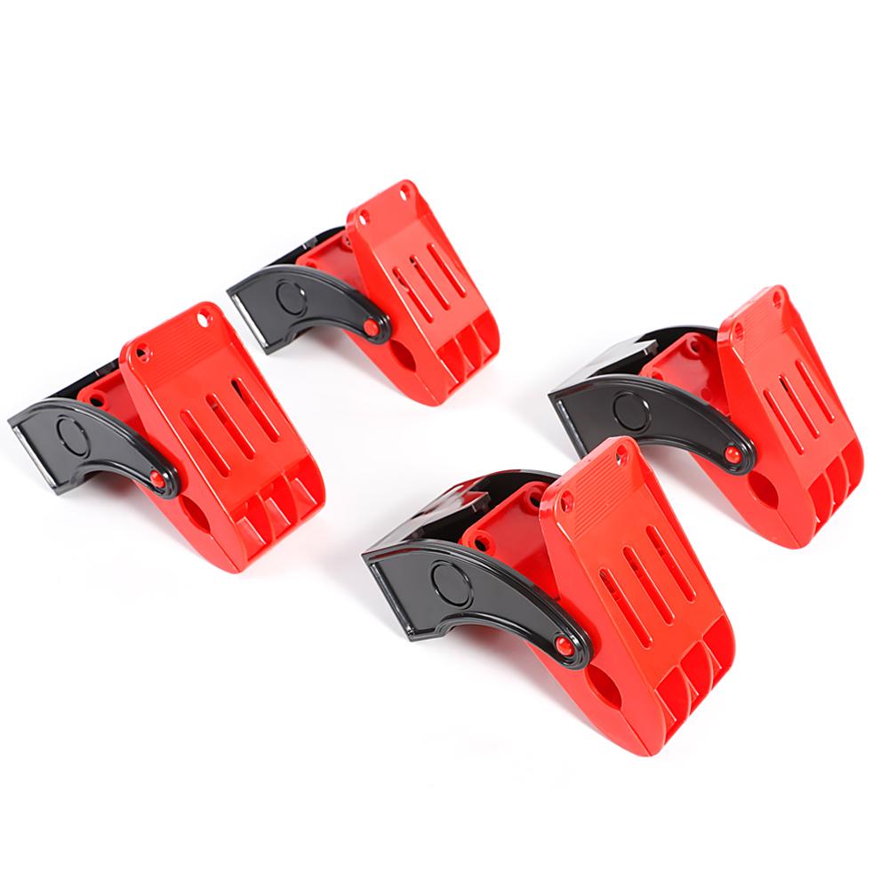 BROTHERS 4PCS Heavy Duty Hanging Clamp For Car Floor Mats & Towels