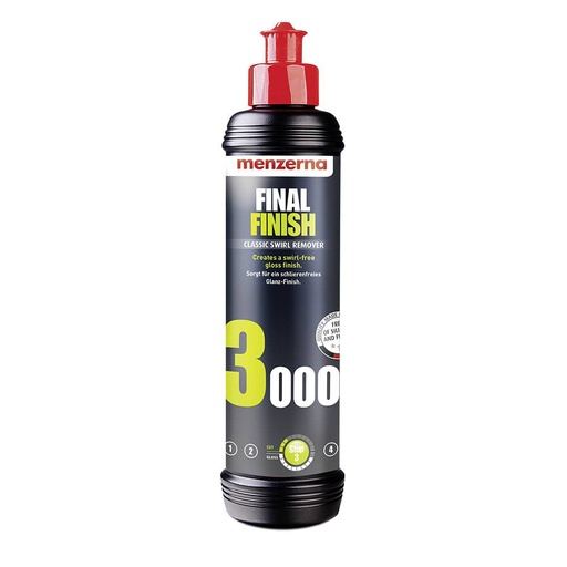 [CCCPSF00002] MENZERNA Final Finish 3000 - 250ml Classic High-Gloss Polish For A Brilliant Finish