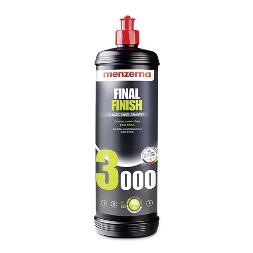 [CCCPSF00001] بولش ناعم مينزيرنا 3000 (Final Finish) - للفينيرة النهائية وازالة الهولوجرام - 1 لتر