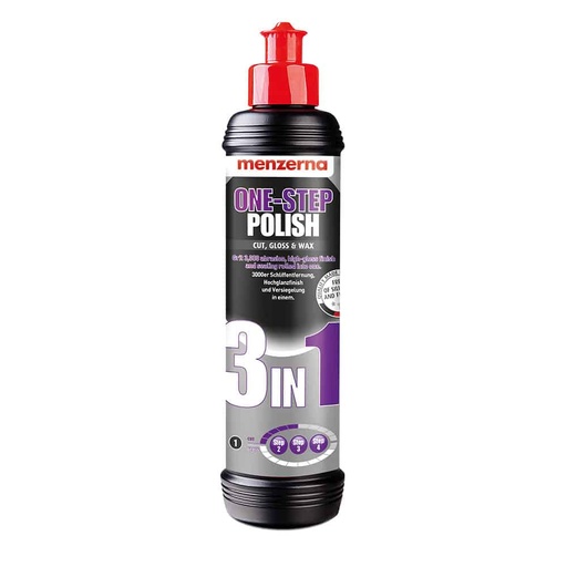 [CCCPMC00008] MENZERNA One-Step Polish 3in1 - 250ml Medium Cut Polish / High-Gloss Finish And Seal In One