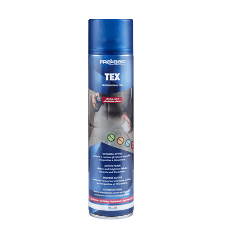 [CCCCXX00062] رغوة تنظيف فرش واسقف السيارات (جاف) 600 مل ماركة فرابر موديل TEX - مناسب لاسقف السيارات